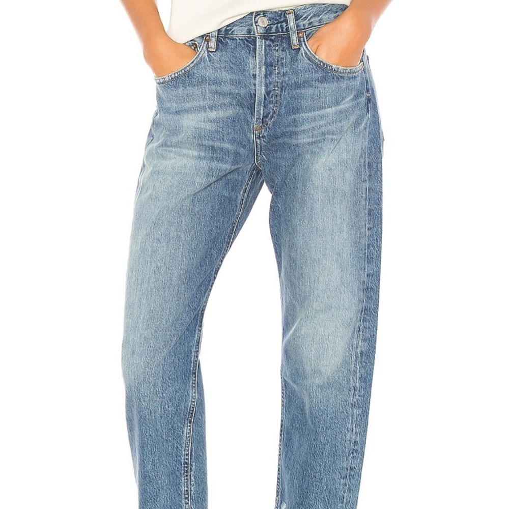 AGOLDE Parker easy straight jeans in color evade